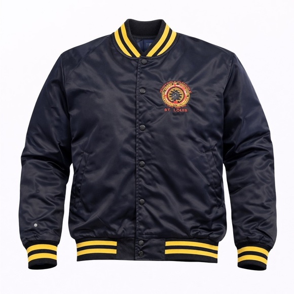 King Louie Other - Vintage King Louie Embroidered Union Engineering St Louis Bomber Jacket 2XL USA 